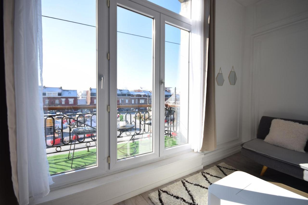 Chic Appart Design - Hyper Centre - Tramway - Free Wifi - Lerelaisdodile12 瓦朗西纳 外观 照片